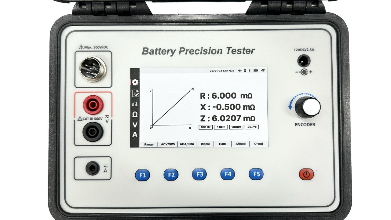 Battery Precision Tester — 배터리의 전압과 임피던스를 재는 정밀 계측기 (출처: lysolution.co.kr)